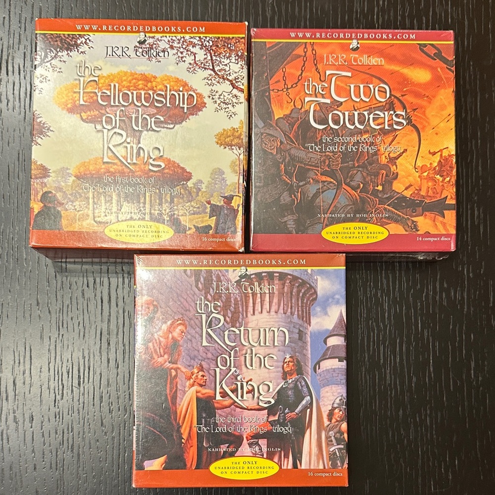 J.R.R. Tolkien Audiobook CD Set